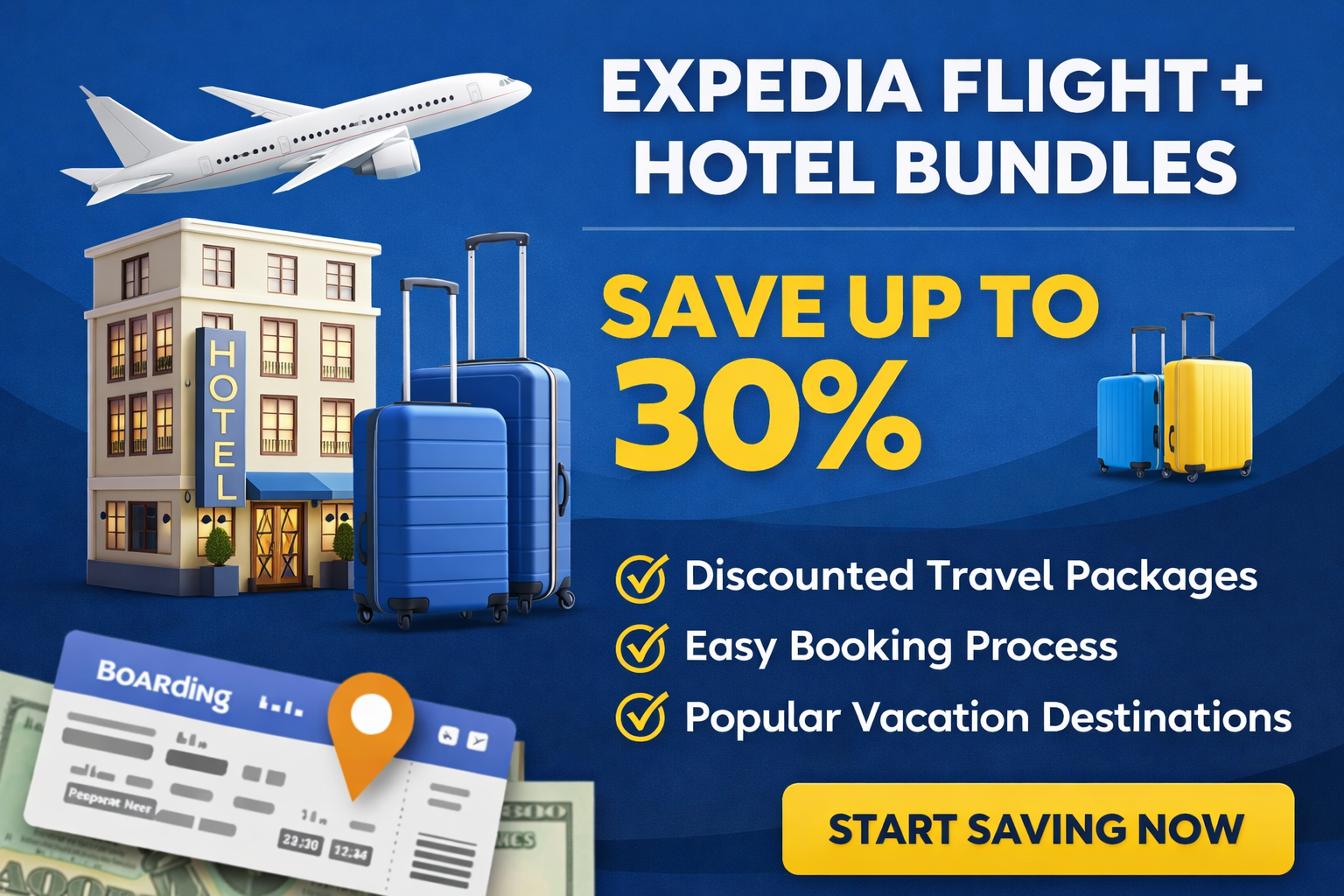 Expedia Flight + Hotel Bundles – How to Save Up to 30%